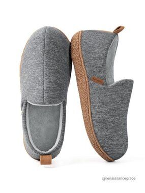 Memory Foam Slippers Cozy House Shoes Indoor Outdoor